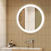 Зеркало Континент Rinaldi LED D64,5 с подсветкой и сенсорным управлением Зеркало Континент Rinaldi LED D64,5 с подсветкой и сенсорным управлением
