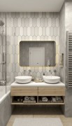 Зеркало Континент Burzhe LED 50x70 ореольная теплая подсветка и Б/К сенсор Зеркало Континент Burzhe LED 50x70 ореольная теплая подсветка и Б/К сенсор