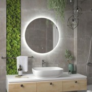Зеркало Континент Ajour ECO LED D800 с подсветкой и сенсорным управлением Зеркало Континент Ajour ECO LED D800 с подсветкой и сенсорным управлением