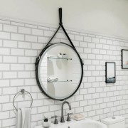 Зеркало Континент Millenium Black LED D800 с подсветкой, сенсорным управлением, черное Зеркало Континент Millenium Black LED D800 с подсветкой, сенсорным управлением, черное