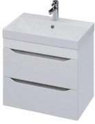 Тумба подвесная Volna Lake 70.2Y с умывальником Lake 70 белая Тумба подвесная Volna Lake 70.2Y с умывальником Lake 70 белая