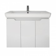 Тумбы под умывальник Dreja Q Plus (D) 99.1006 белый глянец