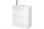 Тумба под умывальник Dreja SLIM 65 см белый глянец 99.0401