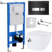 Комплект инсталляции Roxen StounFix Slim 963184 клавиша черная Комплект инсталляции Roxen StounFix Slim 963184 клавиша черная