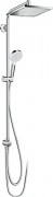 Душевая система Hansgrohe Crometta E 240 1jet Showerpipe Reno EcoSm 27289000 Душевая система Hansgrohe Crometta E 240 1jet Showerpipe Reno EcoSm 27289000