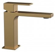 Смеситель для умывальника Vincea Cube VBF-1C01BG Смеситель для умывальника Vincea Cube VBF-1C01BG