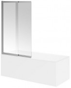 Душевая шторка для ванны Kerama Marazzi VETRO 100x150 прозрачное стекло / профиль хром Душевая шторка для ванны Kerama Marazzi VETRO 100x150 прозрачное стекло / профиль хром