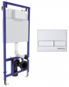 Инсталляция для унитаза Berges Novum L2 с хром матовой кнопкой 040212 Инсталляция для унитаза Berges Novum L2 с хром матовой кнопкой 040212