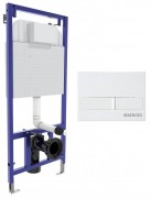 Инсталляция для унитаза Berges Novum L1 с белой кнопкой 040211 Инсталляция для унитаза Berges Novum L1 с белой кнопкой 040211