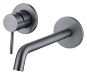 Смеситель для умывальника Caprigo Don 53-027-GUN Смеситель для умывальника Caprigo Don 53-027-GUN