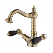 Смеситель для умывальника Caprigo Adria-classic Black Edition 03B-526-VOT Смеситель для умывальника Caprigo Adria-classic Black Edition 03B-526-VOT