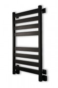 Полотенцесушитель водяной Маргроид Вид 81/10 профильный 100x50 черный (перекладины 50x10)