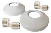 Комплект подключения чашка с эксцентриком Fincopper 3/4" x 1/2" белый (пара) Комплект подключения чашка с эксцентриком Fincopper 3/4" x 1/2" белый (пара)