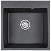 Мойка кухонная Paulmark Kante 50 PM105152-BL 51х52 черный