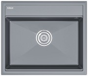 Мойка кухонная Paulmark Stepia-590 PM115951-GRM 59х51 серый металлик