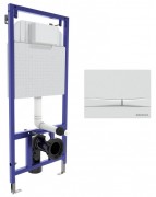 Инсталляция для унитаза Berges Novum F1 с белой кнопкой 040250 Инсталляция для унитаза Berges Novum F1 с белой кнопкой 040250