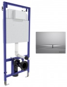 Инсталляция для унитаза Berges Novum F3 с хром глянцевой кнопкой 040253 Инсталляция для унитаза Berges Novum F3 с хром глянцевой кнопкой 040253