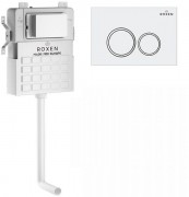 Комплект инсталляции Roxen Attach 884103 3в1 клавиша белый глянец Комплект инсталляции Roxen Attach 884103 3в1 клавиша белый глянец