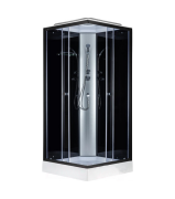Душевая кабина Saniteco SN-210B 100x100 черная