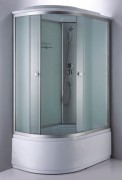 Душевая кабина Coliseum Simple T-120 120x80 R (белая, матовое стекло) Душевая кабина Coliseum Simple T-120 120x80 R (белая, матовое стекло)