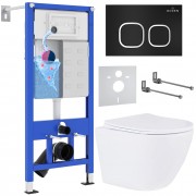 Комплект инсталляции с унитазом Roxen StounFix Dual Fresh 543169 Комплект инсталляции с унитазом Roxen StounFix Dual Fresh 543169