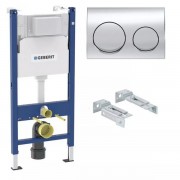 Комплект инсталляции для унитаза Geberit Alpha 458.233.00.2 с кнопкой Geberit Alpha 20 хром 115.040.21.3 Комплект инсталляции для унитаза Geberit Alpha 458.233.00.2 с кнопкой Geberit Alpha 20 хром 115.040.21.3