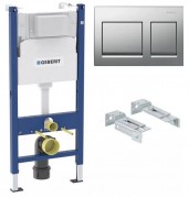 Комплект инсталляции для унитаза Geberit Alpha 458.233.00.2 с кнопкой Geberit Alpha 35 хром 115.045.21.3 Комплект инсталляции для унитаза Geberit Alpha 458.233.00.2 с кнопкой Geberit Alpha 35 хром 115.045.21.3