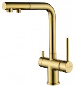 Смеситель для кухни Paulmark Serpentine Se213222-G Смеситель для кухни Paulmark Serpentine Se213222-G
