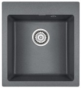 Мойка кухонная Paulmark Kante 45 PM104651-DG 46х51 графит Мойка кухонная Paulmark Kante 45 PM104651-DG 46х51 графит