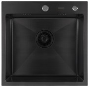 Мойка кухонная ARFEKA ECO AR 500*500 BLACK PVD NANO DECOR Мойка кухонная ARFEKA ECO AR 500*500 BLACK PVD NANO DECOR