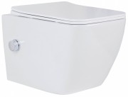 Унитаз подвесной с функцией биде Roxen Cube Bidet 530135-01X Унитаз подвесной с функцией биде Roxen Cube Bidet 530135-01X