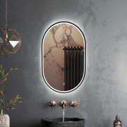 Зеркало Roxen Grown Black 40x70 с LED-подсветкой Зеркало Roxen Grown Black 40x70 с LED-подсветкой