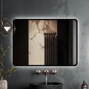 Зеркало Roxen Simon Black 90x70 с LED подсветкой и подогревом Зеркало Roxen Simon Black 90x70 с LED подсветкой и подогревом