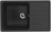 Мойка кухонная Ulgran U-400-344 ультра-черный Мойка кухонная Ulgran U-400-344 ультра-черный