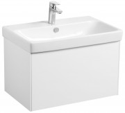 Тумба Акватон Асти 70 белый с умывальником Адриана 70