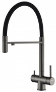 Смеситель для кухни ZORG ASGARD PREMIUM PVD Gunblack Смеситель для кухни ZORG ASGARD PREMIUM PVD Gunblack