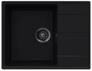 Мойка кухонная Maunfeld Lacrima 650 MFQS-650B черный