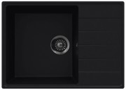 Мойка кухонная Maunfeld Lacrima 700 MFQS-700B черный