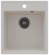 Мойка кухонная Maunfeld Perla 425 MFQS-425W кремовый