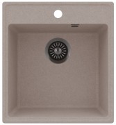 Мойка кухонная Maunfeld Perla 460 MFQS-460BG бежевый Мойка кухонная Maunfeld Perla 460 MFQS-460BG бежевый