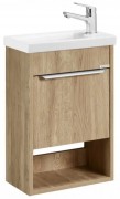 Тумба Акватон Хоуп 40 орех с умывальником Миранда 40