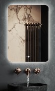 Зеркало Roxen Bella Smart Touch 50x70 с LED подсветкой Зеркало Roxen Bella Smart Touch 50x70 с LED подсветкой