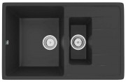 Мойка кухонная Ulgran U-205-344 ультра-черный Мойка кухонная Ulgran U-205-344 ультра-черный