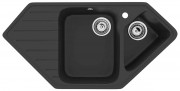 Мойка кухонная Ulgran U-409-344 ультра-черный Мойка кухонная Ulgran U-409-344 ультра-черный