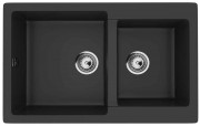 Мойка кухонная Ulgran U-505-344 ультра-черный Мойка кухонная Ulgran U-505-344 ультра-черный