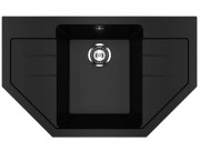 Мойка кухонная Ulgran U-609-344 ультра-черный Мойка кухонная Ulgran U-609-344 ультра-черный