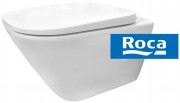 Унитаз подвесной Roca The Gap Clean Rim 34647L000 + 801472001 Унитаз подвесной Roca The Gap Clean Rim 34647L000 + 801472001