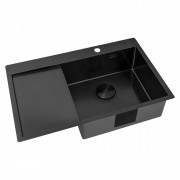 Мойка кухонная ZORG ZRN 5080 PREMIUM R PVD Gunblack Мойка кухонная ZORG ZRN 5080 PREMIUM R PVD Gunblack