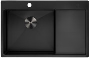 Мойка кухонная ZORG ZRN 5080 PREMIUM L PVD Gunblack Мойка кухонная ZORG ZRN 5080 PREMIUM L PVD Gunblack