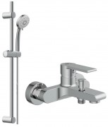 Смеситель для ванны Cersanit Brasko с душевым гарнитуром Vibe 64513 Смеситель для ванны Cersanit Brasko с душевым гарнитуром Vibe 64513